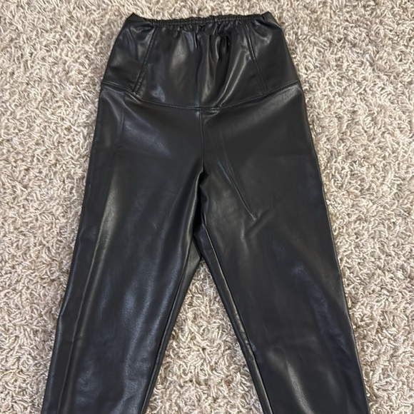 All saints faux leather pants size 2 - Picture 2 of 4
